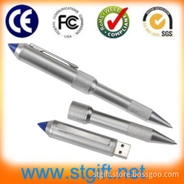 1GB Silver USB 2.0 Flash Drive Laser Pen Drive